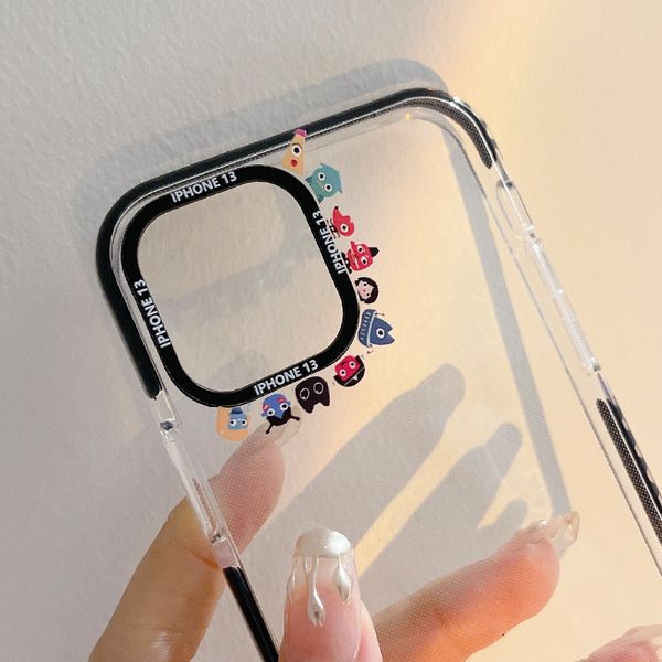 

iphone cases soft glue lens little monster for iphone 13 12 11