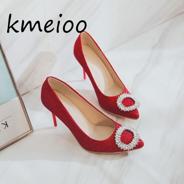 

dress shoes silver gray black women bridal wedding faux silk satin rhinestone crystal shallow woman pumps stiletto high heel