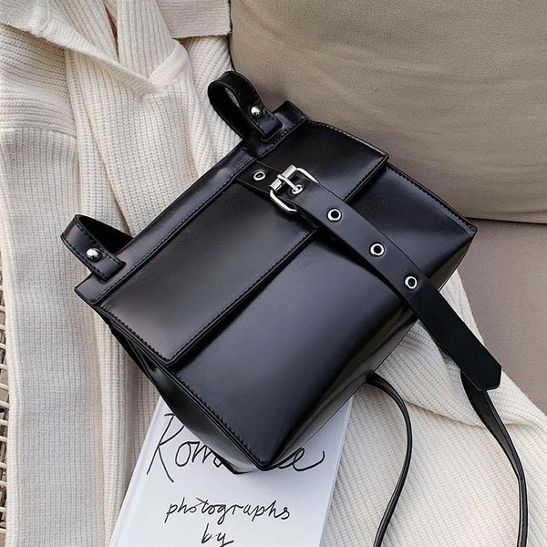 

cross body vintage square crossbody bag 2021 fashion pu leather women's designer handbag lock shoulder messenger