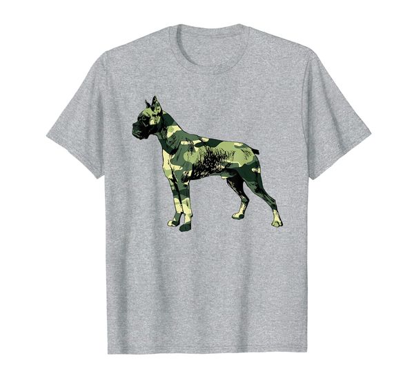 

boxer camo camouflage dog mom dad shirt, White;black
