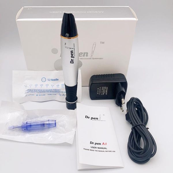 

tattoo needles electric derma dr.pen a1 skin care machine device microblading mesotherapy facial tools gun pen