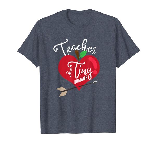 

teacher of tiny humans preschool teacher t-shirt t-shirt, White;black