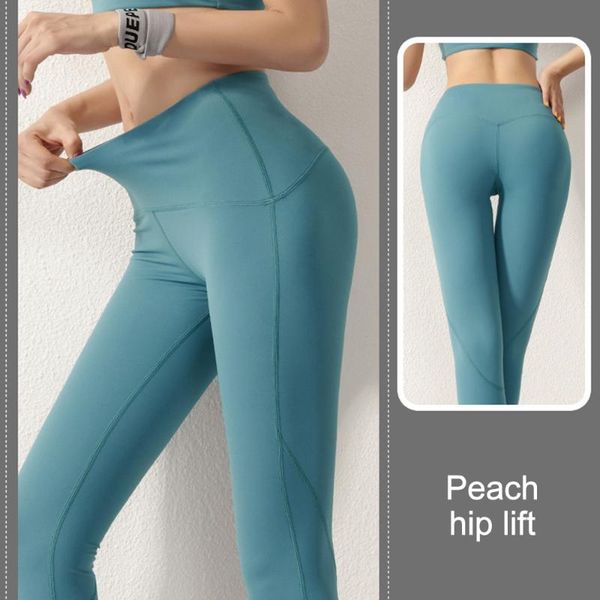 

women's leggings peach bulift high waist tight pants buttock lift women gym, Black