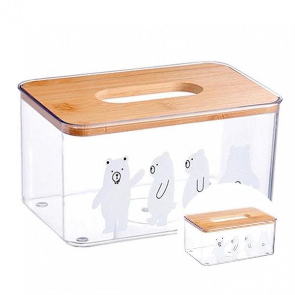 

tissue boxes & napkins napkin holder practical container pet wear resistant wood dispenser