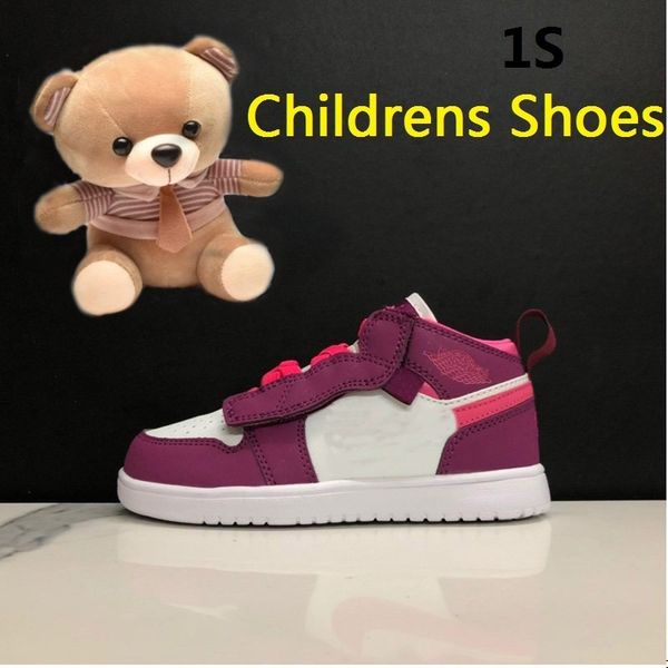 

without box child basketball shoes 1s obsidian unc fearless turbo green 1 backboard phantom gym red sport sneaker trainer size 36-46