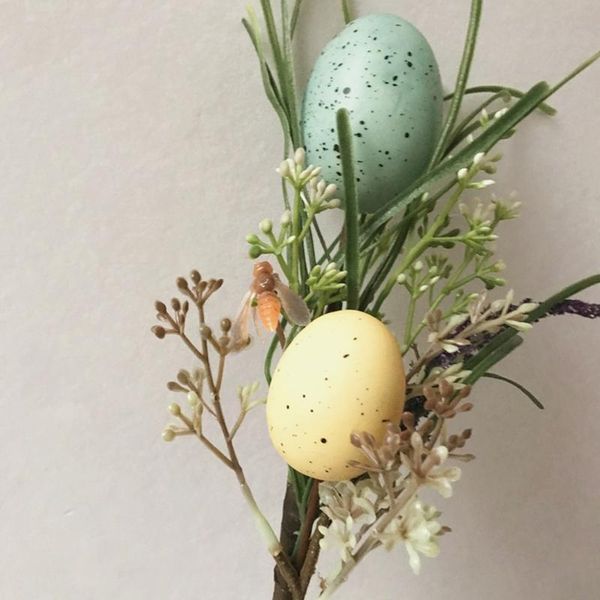 

easter eggs tree decor simulation leaf painting eggs string spring party decor n1ha