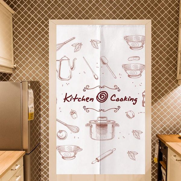 

curtain & drapes kitchen partition household half anti-smoke cover hanging