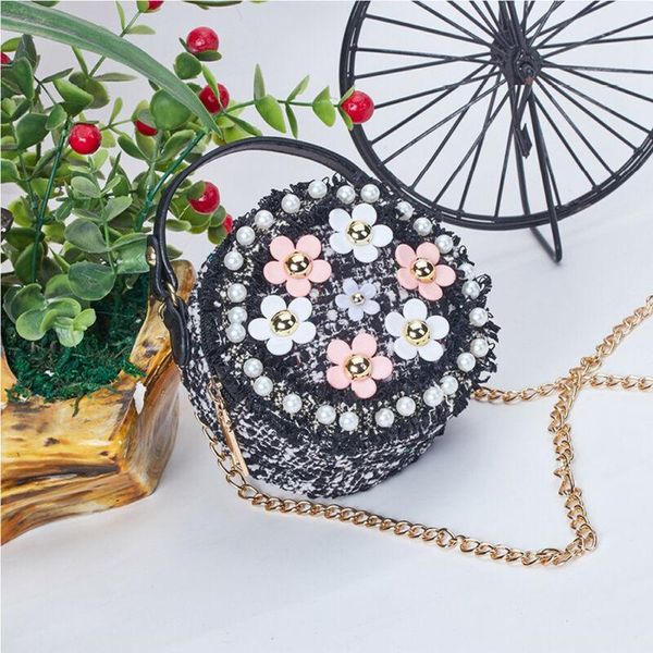 

backpacks fashion girls princess bag kids baby messenger cute flower beads crossbody bags shoulder stylish zipper uk