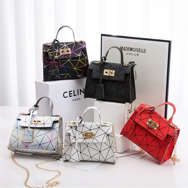 

foreign small female bag 2021 new trade rhombus single phone diagonal chain shoulder fashion mobile square tjagu