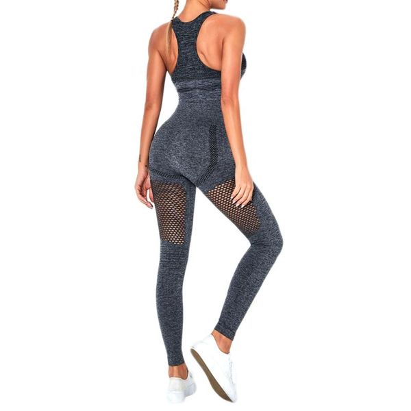 

yoga outfit set and bottom women seamless fitness clothing gym suit sport outfit for woman mesh 2 piece workout clothes, White;red