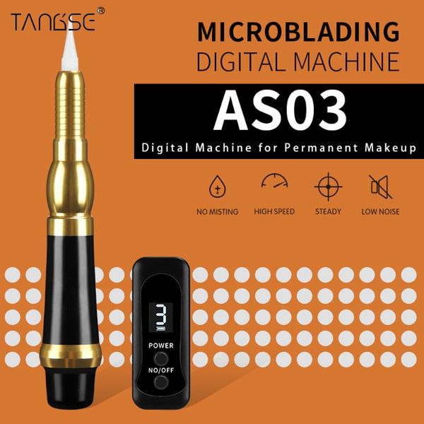 

tattoo guns kits rotary machine full professional pen for makeup eyebrows lips microblading kit with needle
