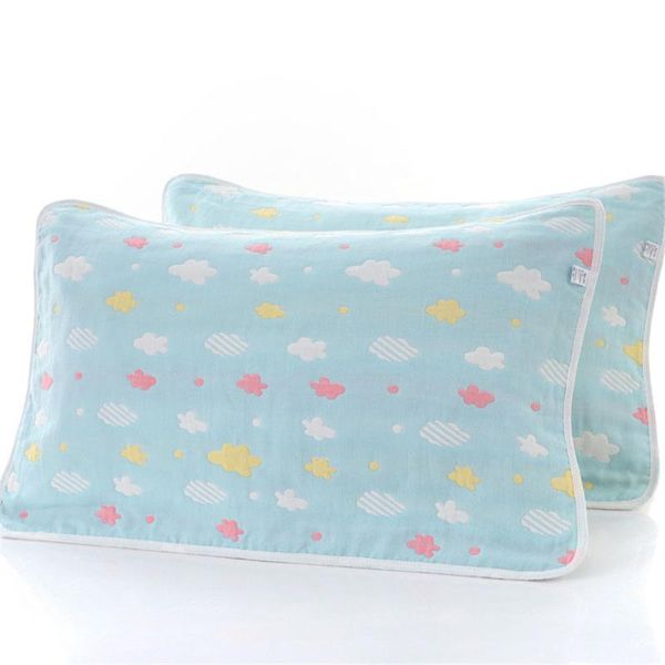 

pillow case gauze pillowcase cotton cartoon jacquard towel