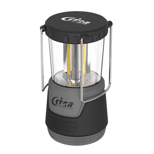 

portable lanterns outdoor cob side light led emergency wireless bluetooth speaker 2-in-1