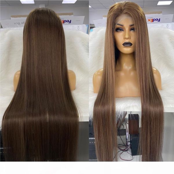 

custom color 40" and 45" full lace wig long hair virgin hair, Black;brown