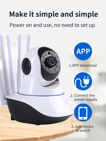

cameras human body tracking wireless wifi high-definition network surveillance indoorcamera mobile phone remote home camera baby monitor