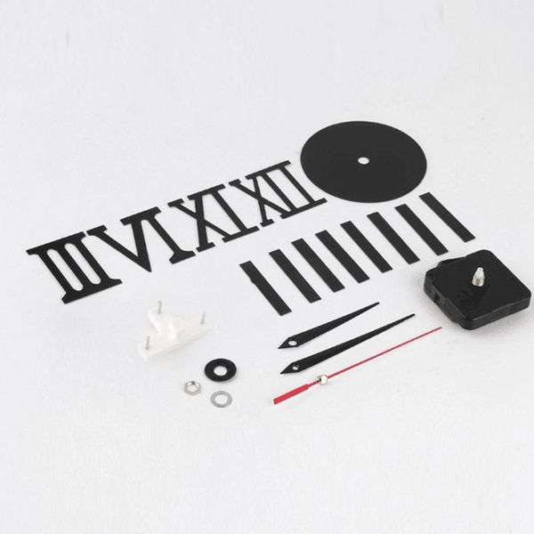 

modern diy 3d wall clock mirror roman wall sticker stickers home decor home mirror adesivo de parede effectest