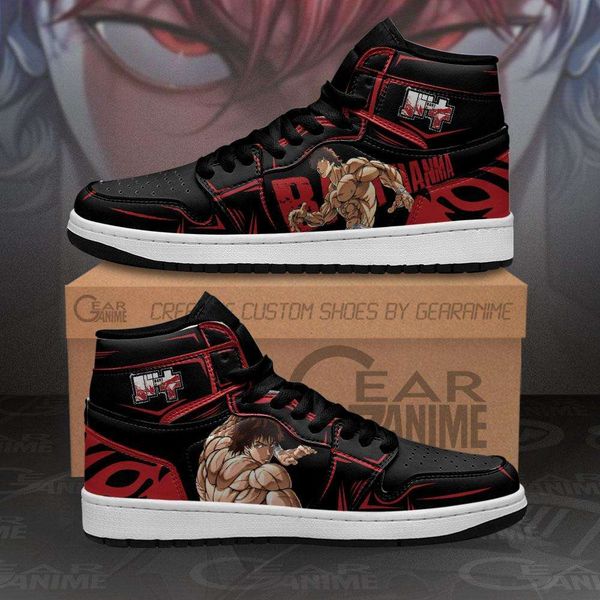 

customization baki hanma sneakers baki custom anime shoes