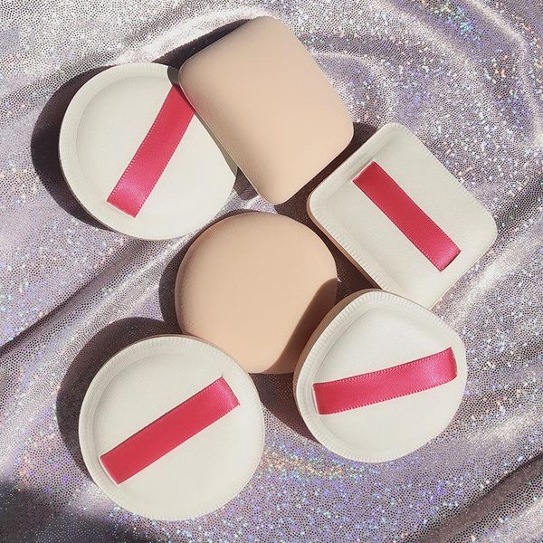 

sponges, applicators & cotton 2pcs makeup sponge concealer super soft cosmetic powder puff air cushion foundation bevel make up blender wet