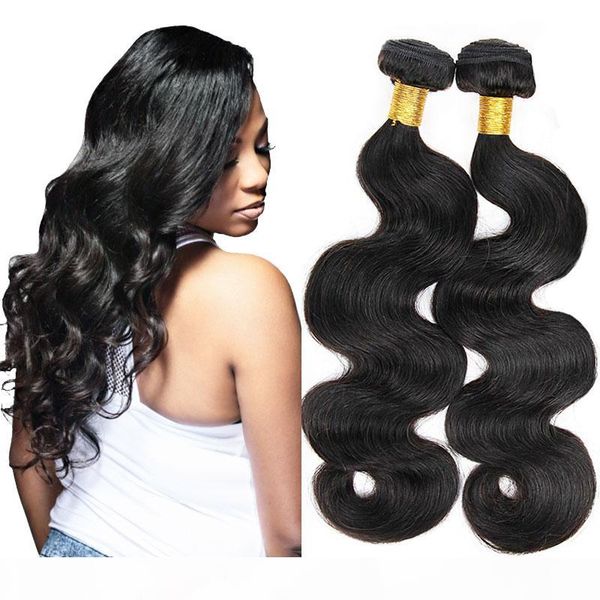 

brazilian body wave unprocessed virgin hair bundle deals 3pcs lot natural black indian peruvian malaysian hair extensions
