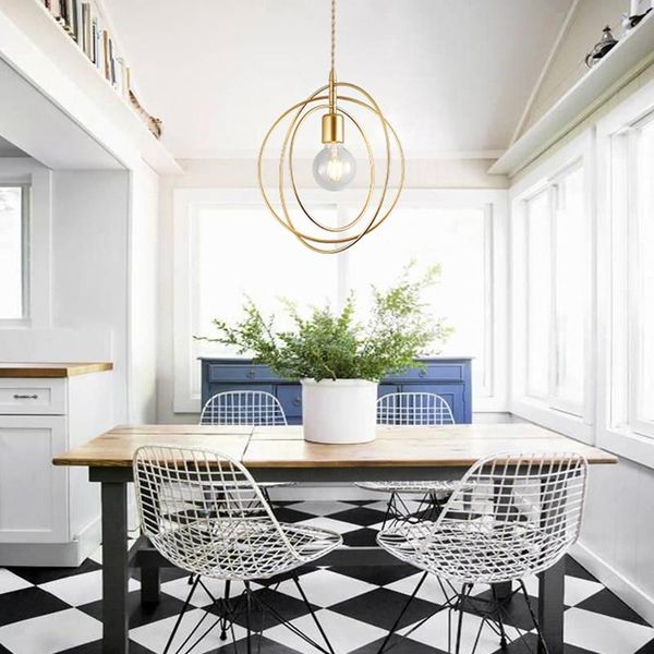 

pendant lamps nordic creative personality single head led e27 gold lights for living room bedside restaurant el porch balcony bar