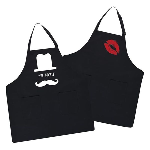 

2pc parent the family kitchen lovely print linen aprons