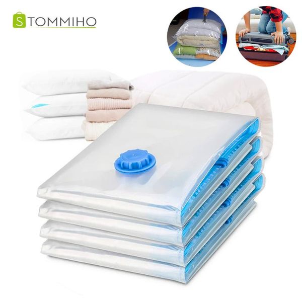 

clothing & wardrobe storage vacuum compression bags bedding organizer home transparent space saver quilt bag