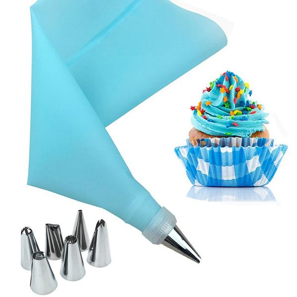

baking & pastry tools tips cream cake decorating plastic nozzle converter sets kitchen accessories stainless steel diy reusable