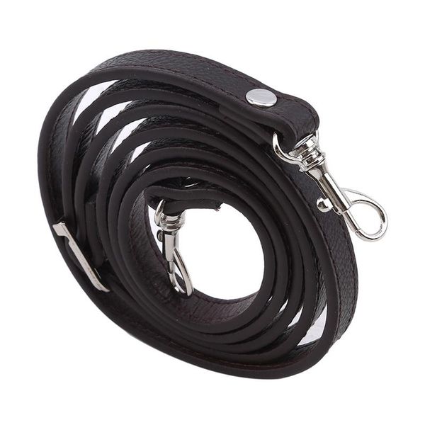 

bag parts & accessories detachable handle replacement bags strap women girls leather shoulder buckle belts christmas gift, Black