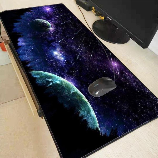 

mouse pads & wrist rests mairuige purple outer space gamer play mats large lock edge mousepad size for 300*600*2mm and 400*900*3mm waterproo