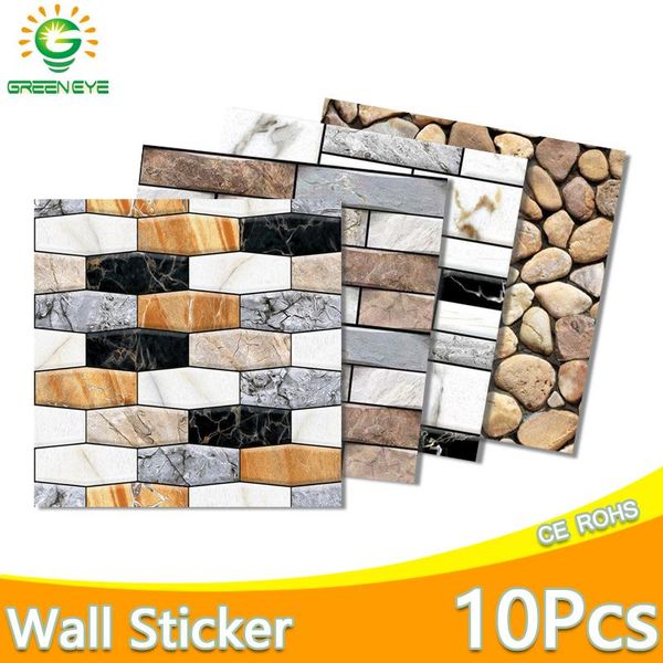 

wallpapers 3d wallpaper diy brick stone pattern self-adhesive waterproof wall stickers kitchen backsplash bathroom tile