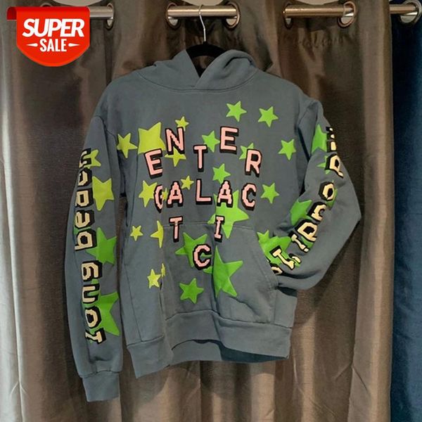 

3m reflective plant flea market kid cudi enter galactic hoodie men womenfluorescent green stars fashion blue cpfm.xyz pullover #te8n, Black