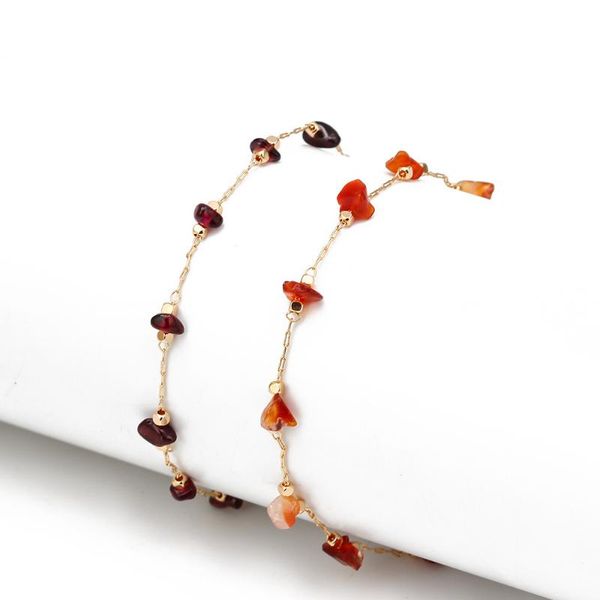 

anklets irregular anklet female fashion simple student beach wholesale, Red;blue