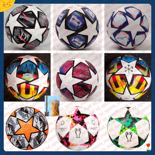 

new new 21 22 european champion size 5 soccer ball 2021 2022 final kyiv balls granules slip-resistant football