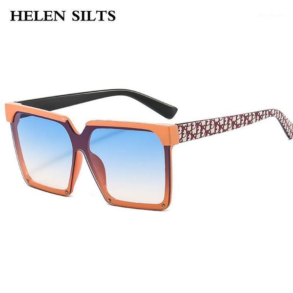 

sunglasses vintage square women oversized gradient shades one piece sun glasses female fashion style blue pink eyeglasses uv400, White;black