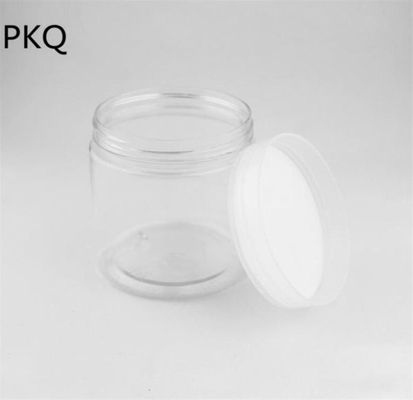

storage bottles & jars arrived 250ml/200ml/120ml/100m transparent small plastic pet with aluminum lid clear empty cosmetic sample jar