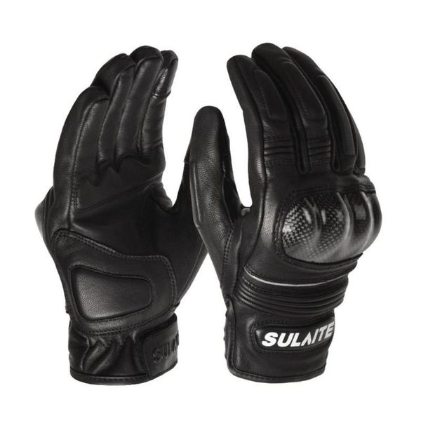 

cycling gloves motorcycle glove guantes moto touch screen full finger breathable powered outdoor motorbike racing riding bicycle summer, Black