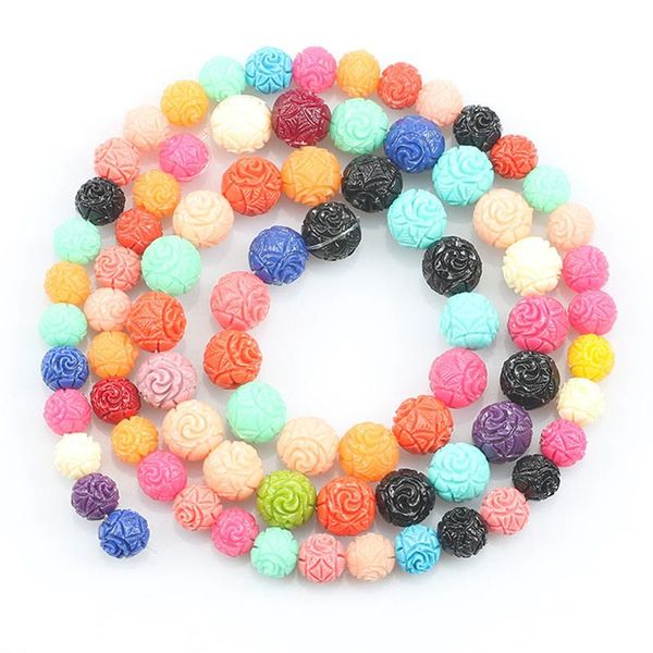 

other 20pcs loose colorful sphere petals natural shell beads for jewelry making diy bacelet necklace ankles accessories
