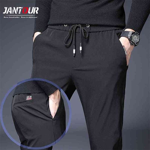 

classic brand clothes men's pants fast dry casual jogging outdoor slim cargo skinny leg original overalls black trousers for men 210715