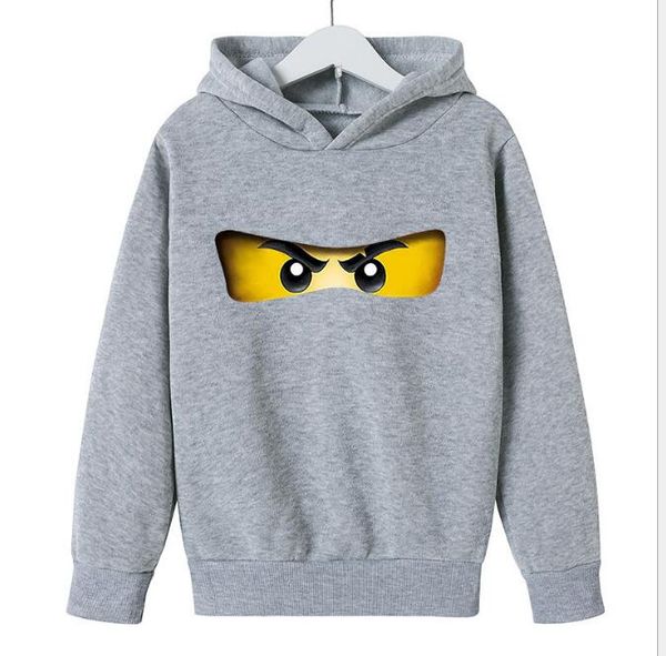 

2021 boy hoodie autumn winter kid legoes ninjago sweatshirt cotton girl long sleeve pullover children 5-14y hip hop clothes9088644, Black