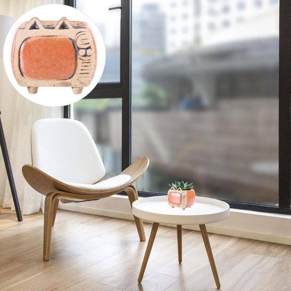 

vases creative succulent container tv shaped flowerpot deskdecor