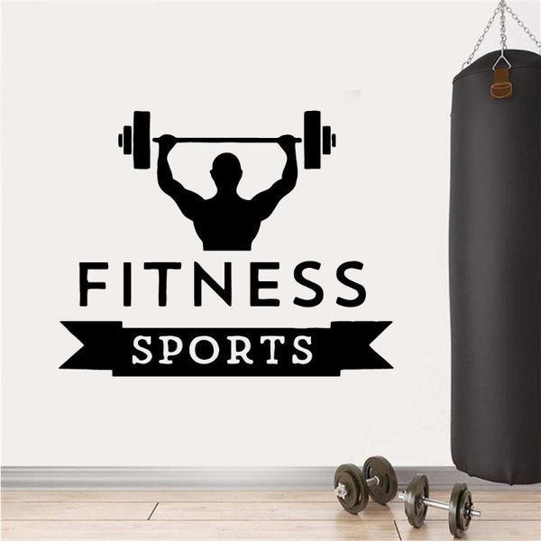 

romantic weightlifting decals wall stickers kids room nature decor mural custom