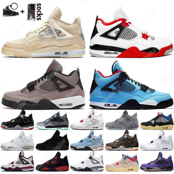 

with socks 4s 4 basketball shoes fire red taupe haze starfish black cat bred university blue white oreo trainers