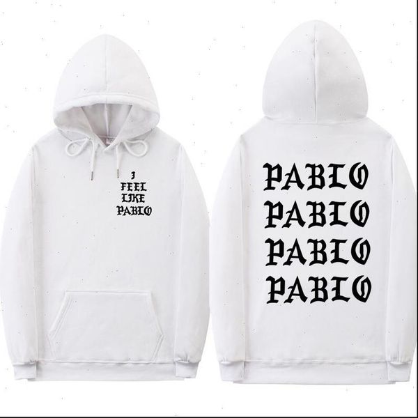 

i feel like paul pablo kanye west sweat homme hoodies men women sweatshirt hoodies hip hop streetwear hoody pablo hoodie, Black