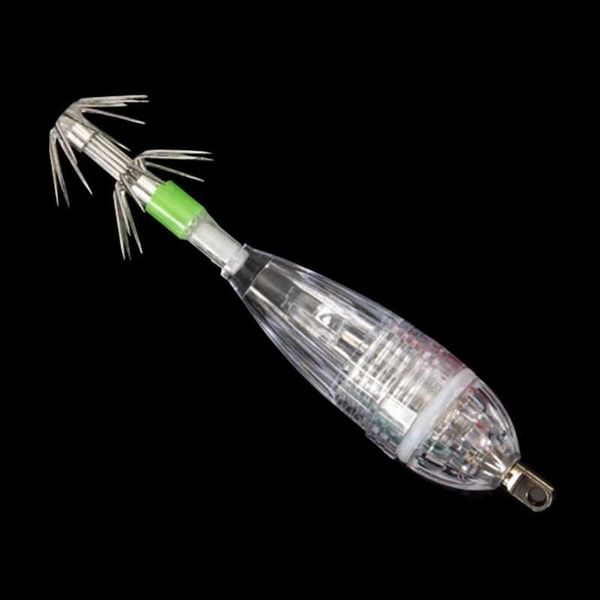 

fishing hooks underwater light double umbrella layers squid bait jigging lamp r3me