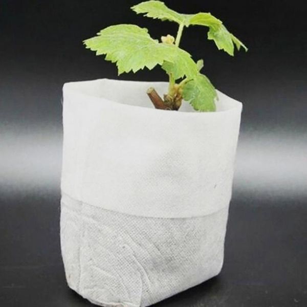 

100pcs nursery pots seed-raising bags non-woven fabrics garden supply 8x10cm used to grow seedlings directly after nursery 826