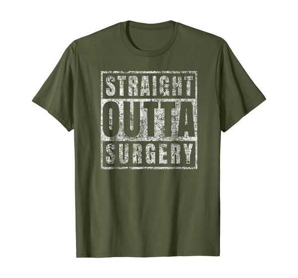

Get Well Soon Gifts Post Surgery Funny Straight Outta Shirt, Mainly pictures