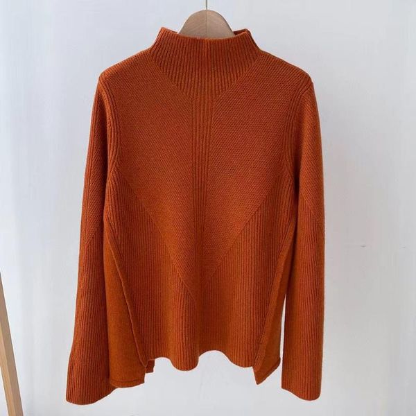 

women's sweaters 2021 spring summer women knitted turtleneck sweater cashmere jumper fashion slim femme elasticity pullovers, White;black