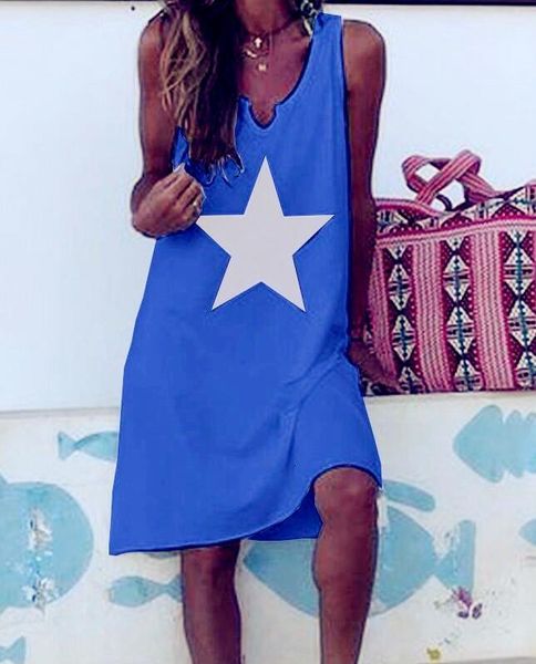 

women 2021 loose star vintage vest ruffles beblouse shirt large big summer camis party beach dresses plus v neck sizes, White