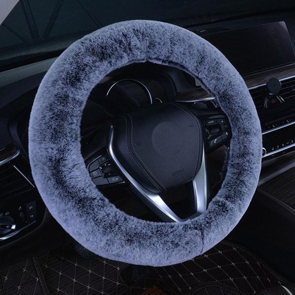 

steering wheel covers plush winter thickened cover warm comfortable soft breathable multiple colour