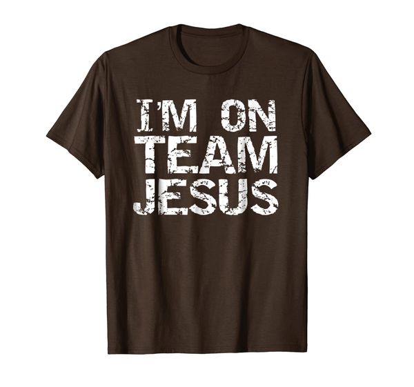 

I'm On Team Jesus Shirt Distressed Christian Shirt for Men, Mainly pictures